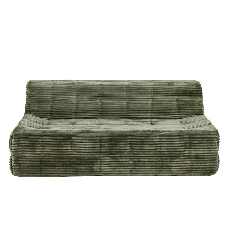 3-Seat Foam Sofa, Space-Saving & No Assembly