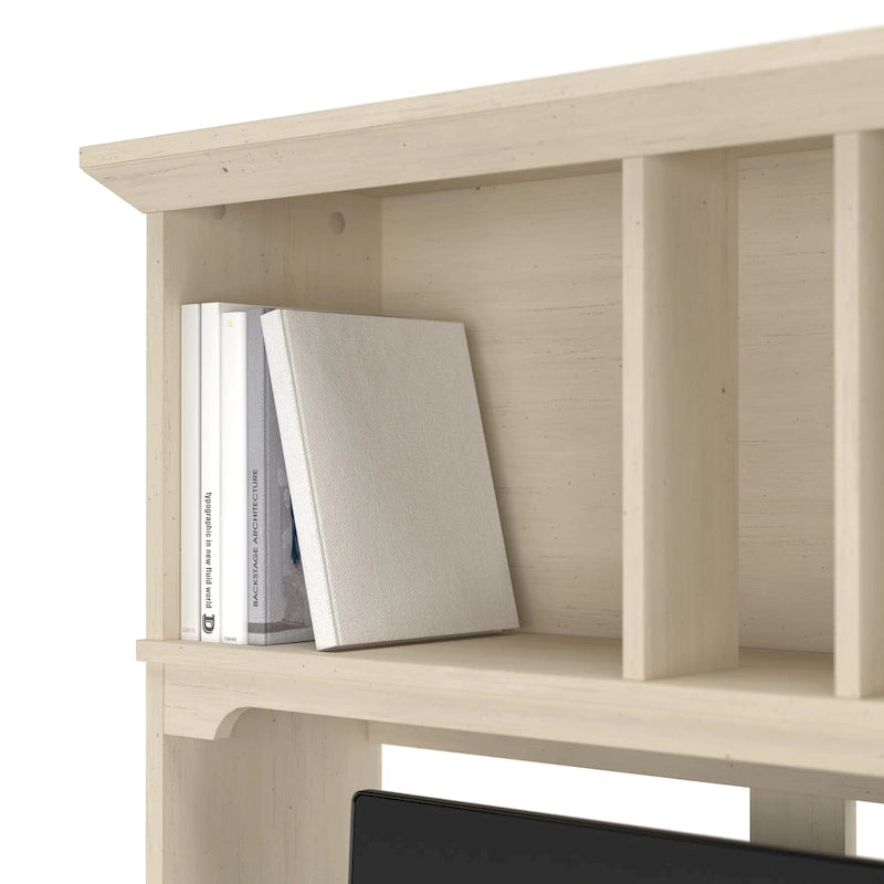 L-Shaped Corner Desk with Hutch & Storage