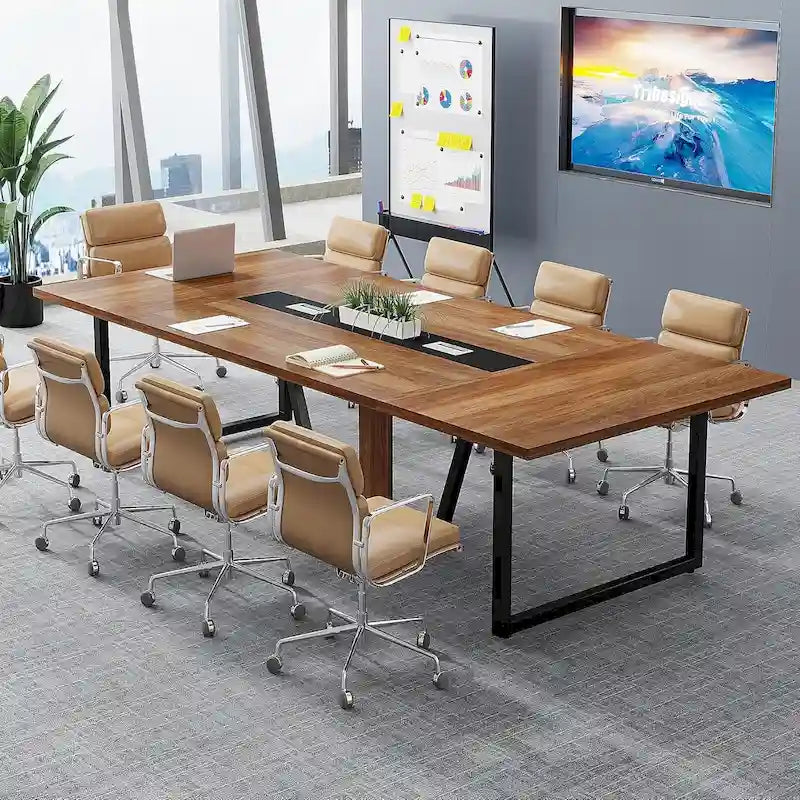 8FT Large Conference Table, Seats 8–10