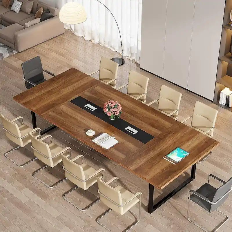 8FT Large Conference Table, Seats 8–10