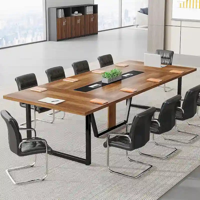 8FT Large Conference Table, Seats 8–10