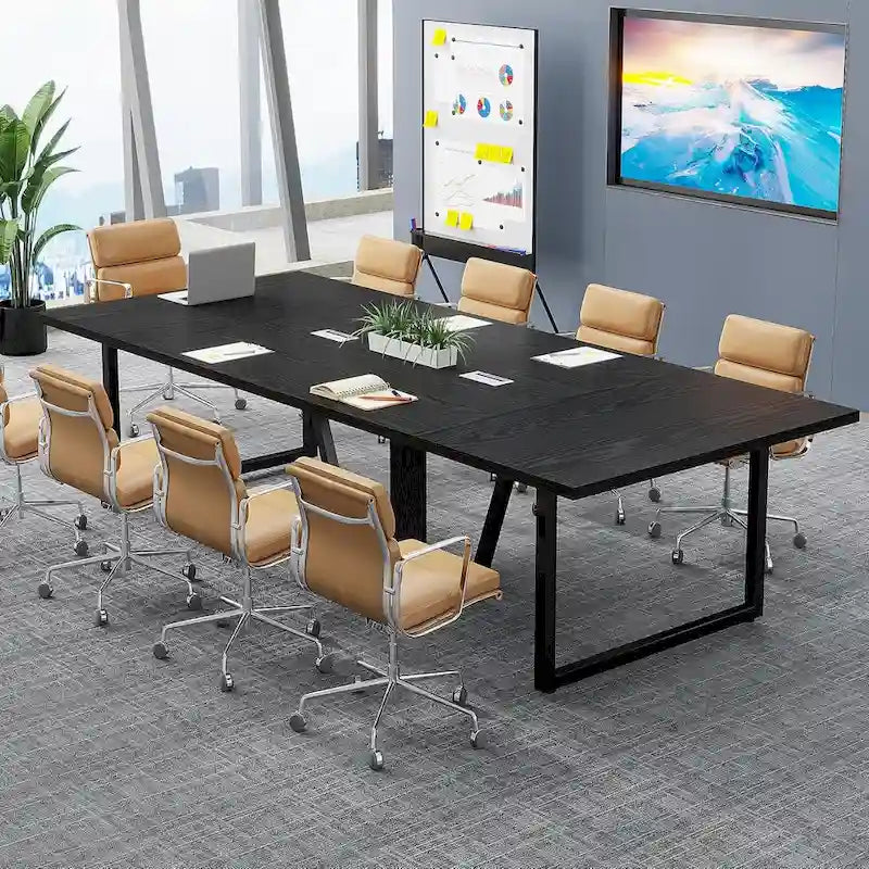 8FT Large Conference Table, Seats 8–10